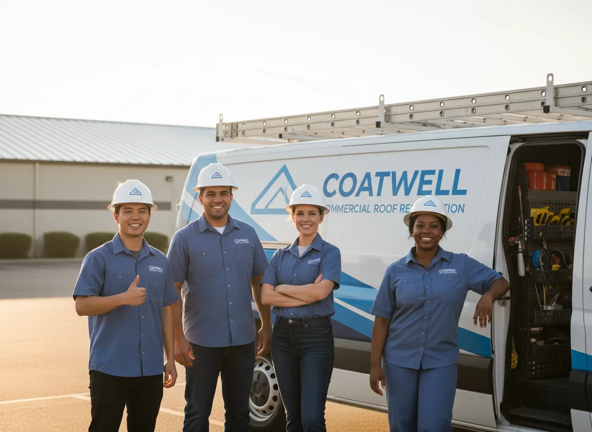 Commercial roof coating company in Cataumet, MA